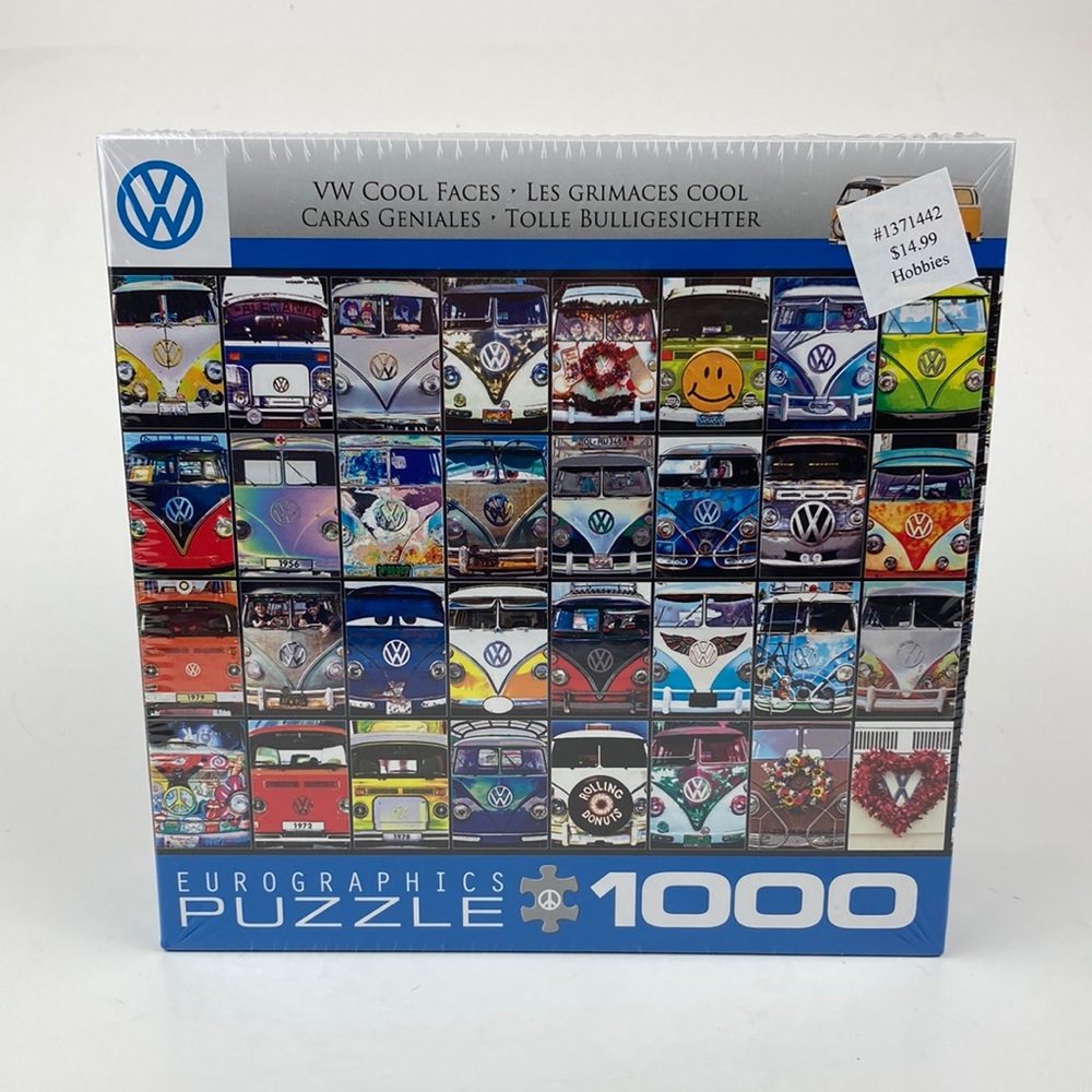 Eurographics VW Cool Faces 1000 Piece Puzzle NIB
